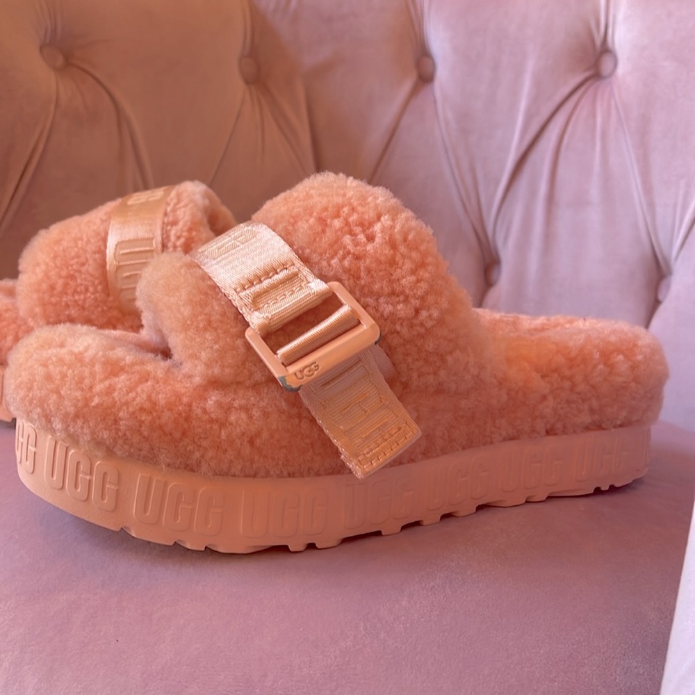 Ugg Apricot Platform Slides - image 2